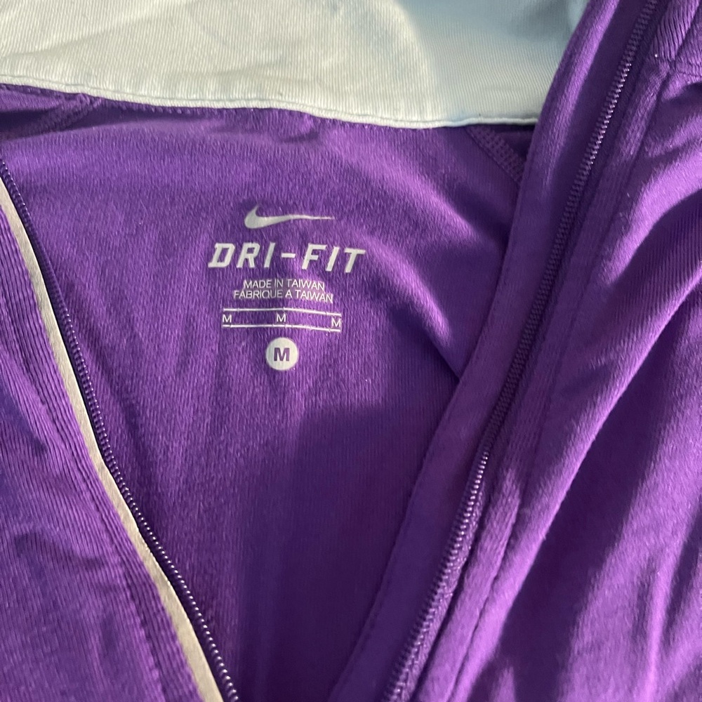 Nike purple dri fit jacket